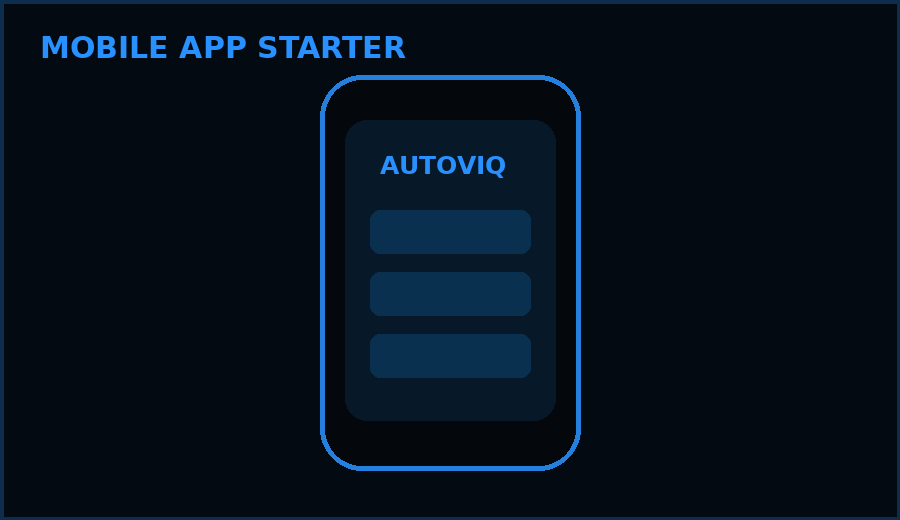 Mobile App Starter