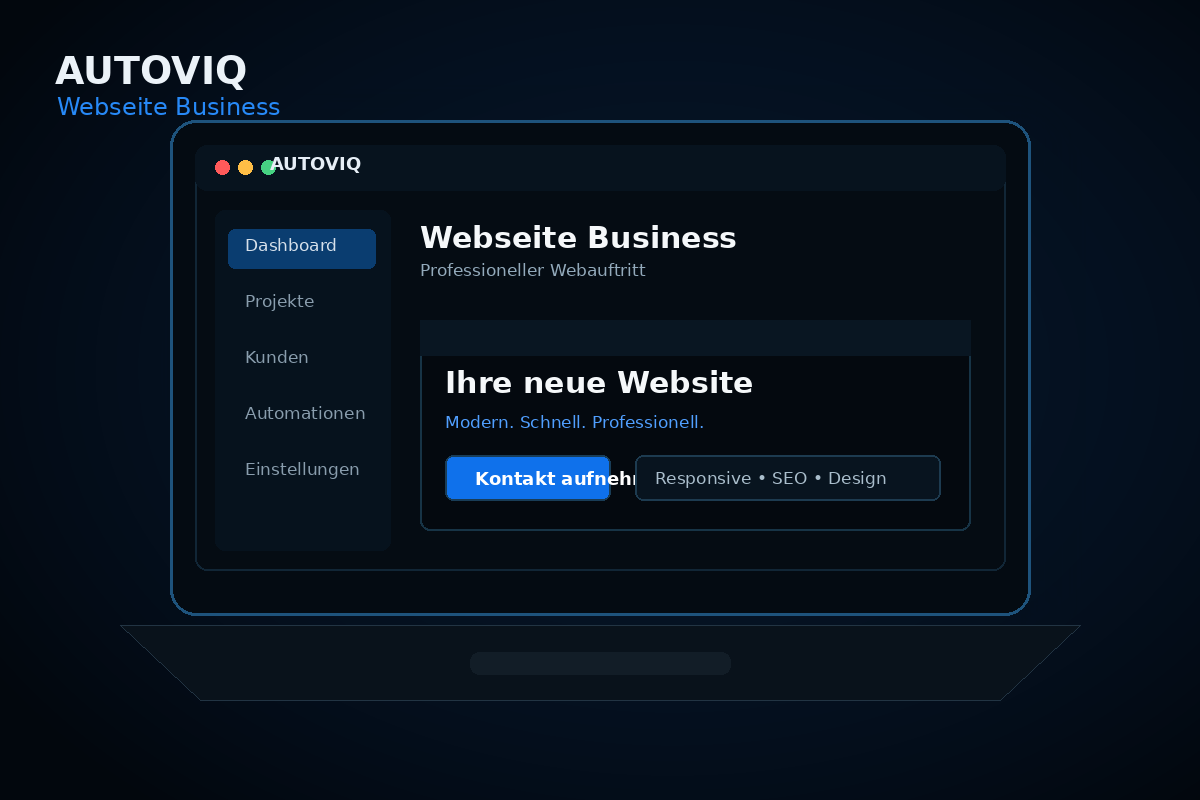 Webseite Business